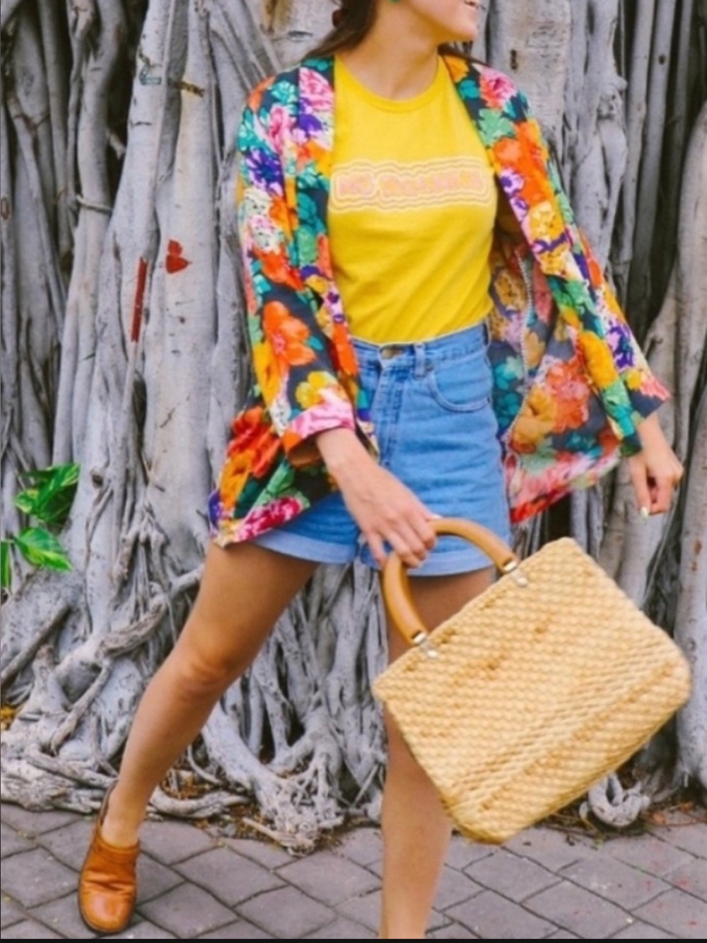 Vintage Eddie Bauer Light Wash Denim High-Rise Shorts
